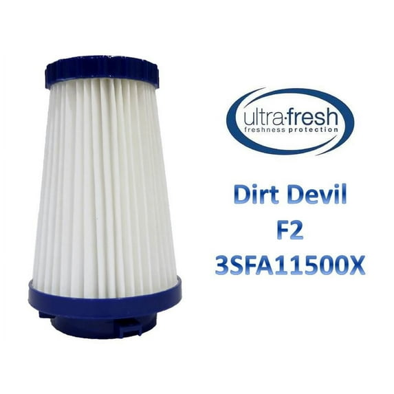 Ultra-Fresh HEPA Filter for Dirt Devil F2, Dynamite, Jaguar, Flip Stick, Power Stick