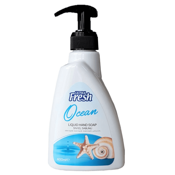 Ultra Fresh Ocean Liquid Hand Soap - 400ml (3 Pack)