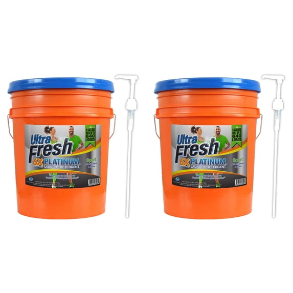 Ultra Fresh Platinum Sport 6x Laundry Detergent Up to 640 Loads (2 Pack)