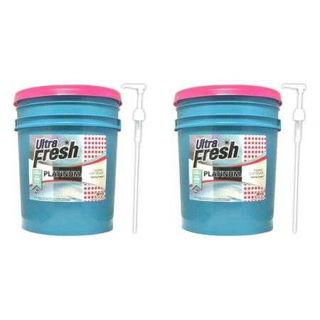 Ultra Fresh Platinum Spring Fresh Fabric Softener, Up to 640 Loads (2 Pack)