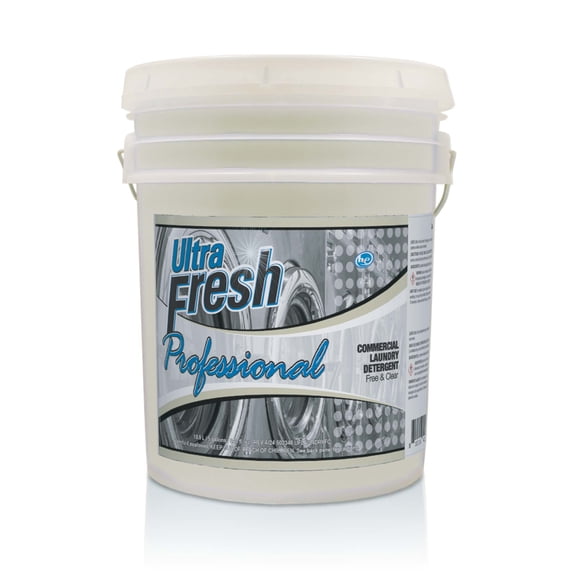 Ultra Fresh® Professional™ Commercial Laundry Detergent, Free & Clear, Pump, 5 Gallons