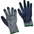 thumbnail image 1 of Global Industrial 708349M Ultra-Grip Foam Latex Coated Gloves - Poly Cotton Knit - Black & Gray - Medium, 1 of 3