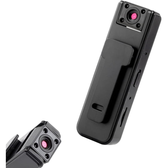 Ultra HD 2-in-1 Sports Video & Audio Recorder, Wide-Angle 180° Rotatable Lens, Infrared Night Vision with 4 Powerful LEDs, for Travel, Meeting Skiing, Cycling(Memory Card not Included) (1 Pc)