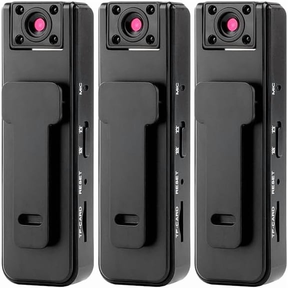 Ultra HD 2-in-1 Sports Video Recorder (1 Pack) - 1080P Action Camera with Night Vision, Wide Angle, 5H Battery, Clip-on Wearable, Memory Card Not Included