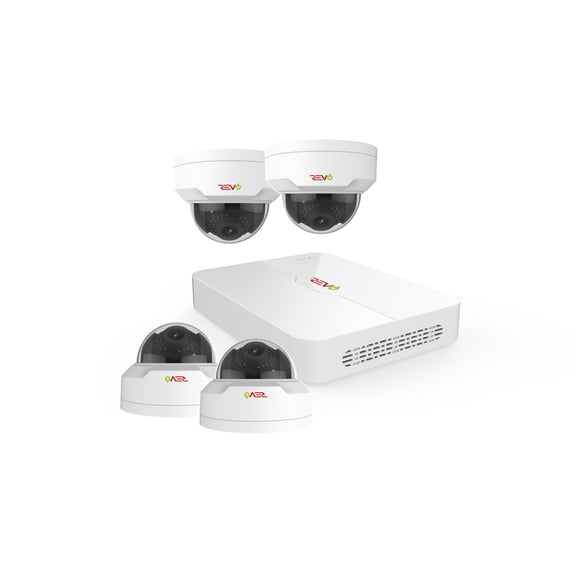 ultra hd 4 ch. 1tb nvr surveillance system with (4) 4 megapixel cameras