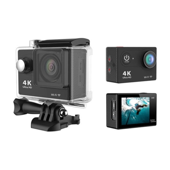 Ultra HD 4K Action Camera WiFi 12MP 2 Inch 30M Go Waterproof Pro 170D Helmet Bicycle Video Recording Camera Outdoor Sport Cam ,Wide USe