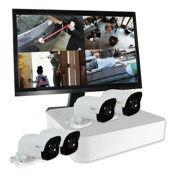 Ultra HD NVR Surveillance System with Cameras