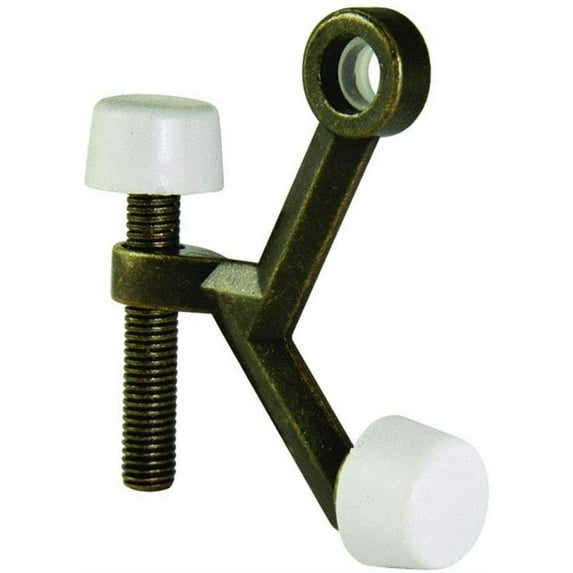 Ultra Hardware 61723 Antique Brass Hinge Pin Door Stop