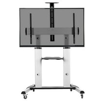 Ultra Heavy Duty Mobile Stand TV Cart Mount, Fits 32" to 100" Flat Screens