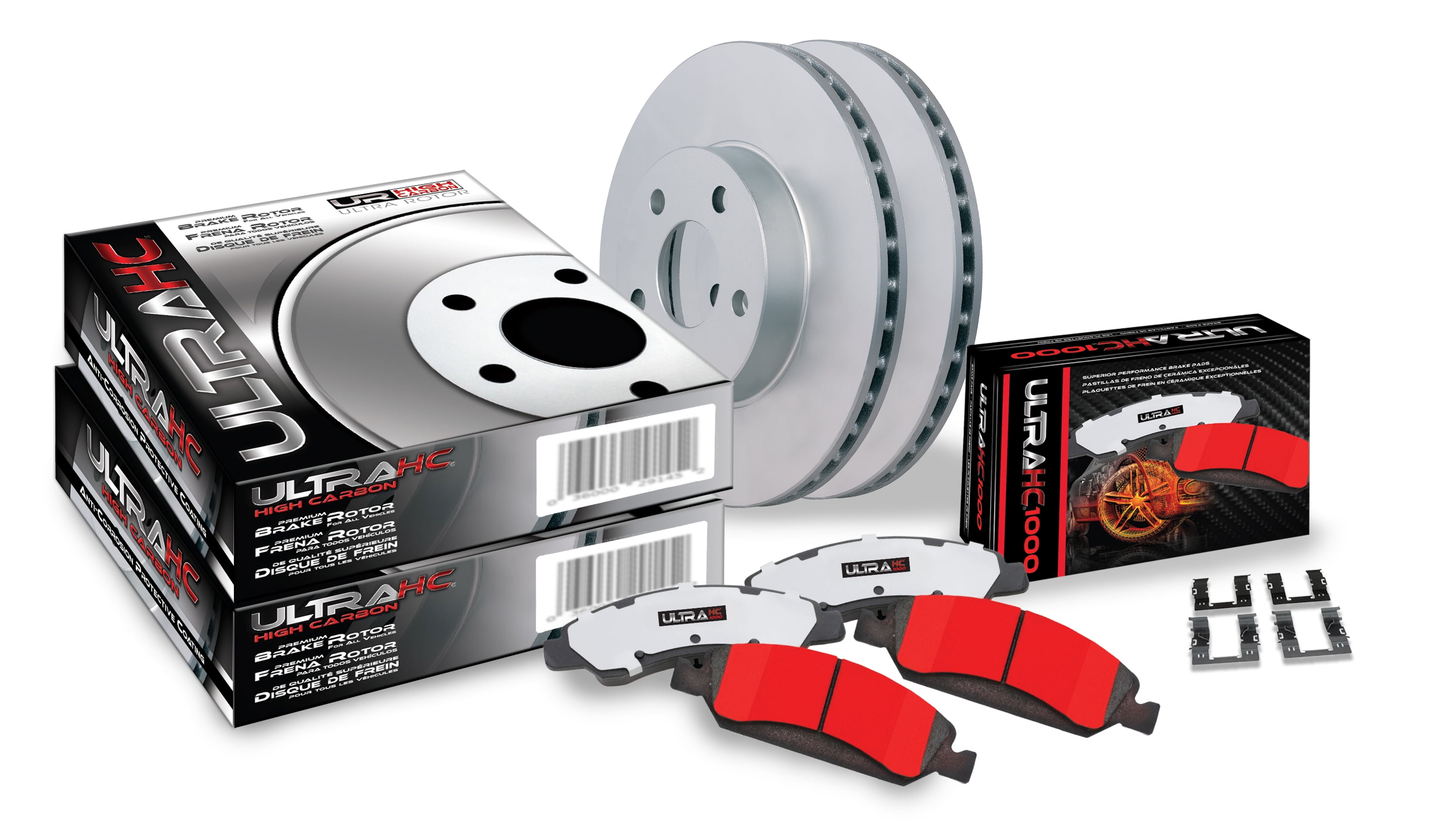 Ultra High Carbon 1000 Brake Kits, Rear UHCK10133, Ford Edge 2012-2011