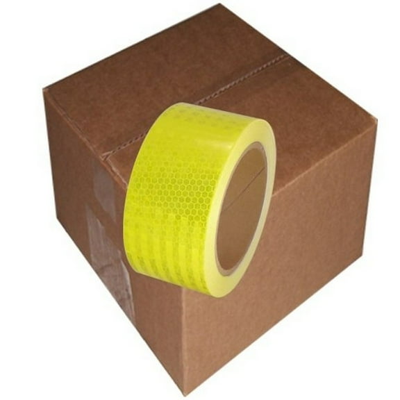 Ultra High Intensity Reflective Tape 2" X 30 Ft Roll (6 Roll/Case) Bright Yellow