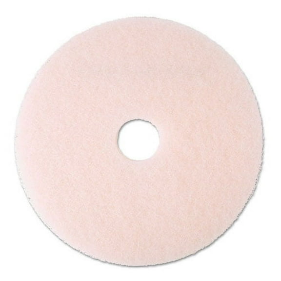 Ultra High-Speed Eraser Floor Burnishing Pad 3600, 20" Diameter, Pink, 5/carton | Bundle of 2 Cartons