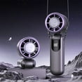 thumbnail image 1 of Ultra-High-Speed Thermoelectric Cooling Handheld Fan, Turbine Airflow Handheld Fan, USB Rechargeable Handheld Fan, Battery Operated Handheld Fan, Low-Noise Handheld Fan, Strong Airflow Handheld Fan, 1 of 7