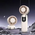 thumbnail image 1 of Ultra-High-Speed Thermoelectric Cooling Handheld Fan, Turbine Airflow Handheld Fan, USB Rechargeable Handheld Fan, Battery Operated Handheld Fan, Low-Noise Handheld Fan, Strong Airflow Handheld Fan, 1 of 7
