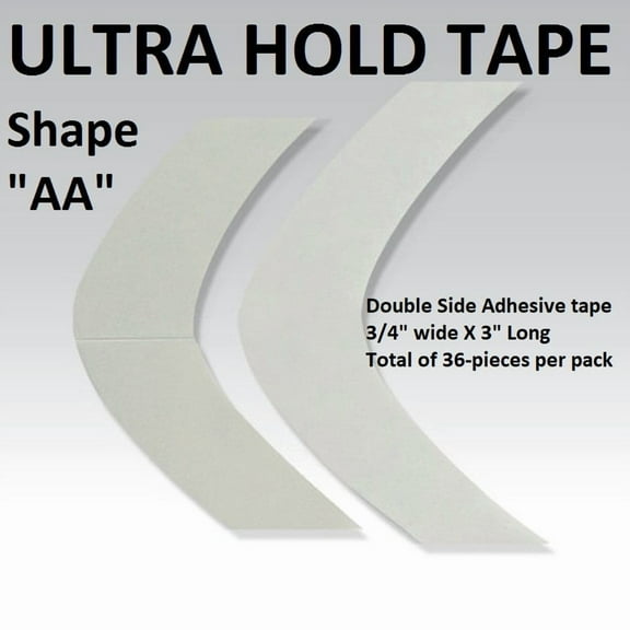 Ultra Hold Adhesive Tape shape AA Double side adhesive 36-pieces Double side adhesive