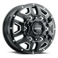 thumbnail image 1 of Ultra Hunter Dually Van Front 16x6 6x180 +0mm Black/Milled Wheel Rim 16" Inch, 1 of 3