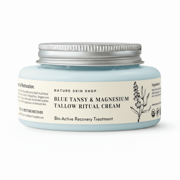 Nature Skin Shop Ultra Hydrating Grass-Fed Tallow Whipped Body Cream 5 oz Deep Moisture Balm for Dry Skin Nourishing Natural Formula for Soft, Smooth Skin