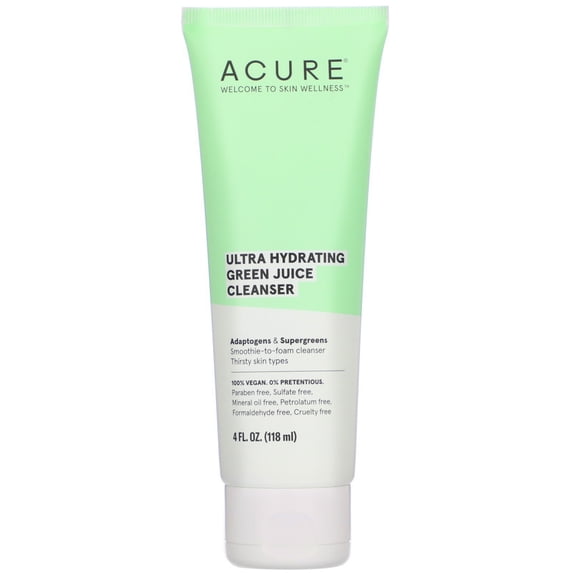 Ultra Hydrating, Green Juice Cleanser, 4 fl oz (118 ml), Acure