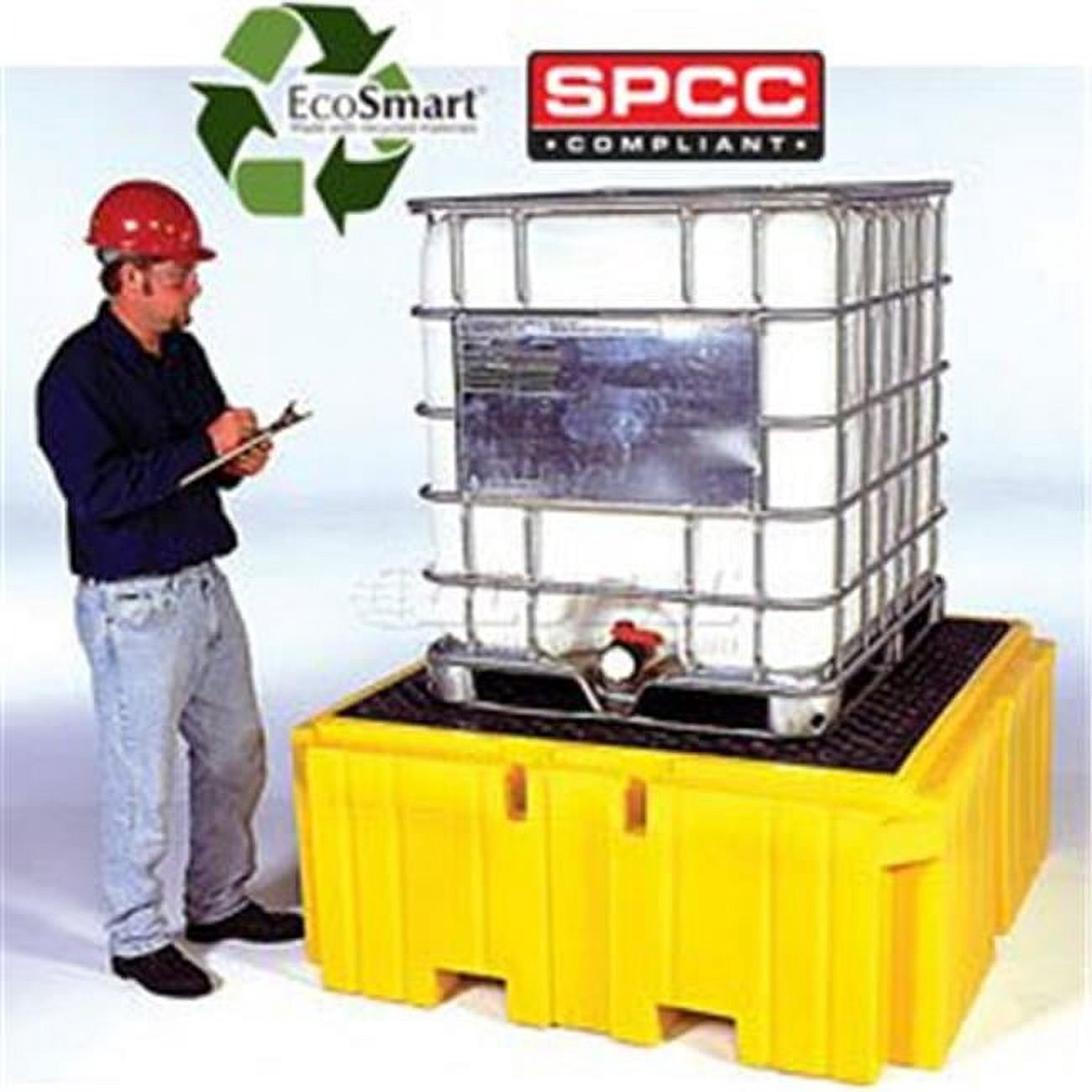 Ultra-IBC Spill Pallet Plus with No Drain, Yellow - Walmart.com