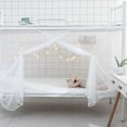 thumbnail image 1 of Ultra Large Bed Net  1 Openings Screen Netting Bed Canopy Circular Curtain for Single to King Size Beds Easy to Install Hanging Kit, 1 of 11
