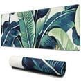 thumbnail image 1 of Ultra Large Mouse Pad: Up Your Game with Our XXL Gaming Mousepad, Green Tropical Leaves Design, Extended Desk Mat Perfect for Keyboards, Laptops & Computers - 31.5x11.8 Inch, 1 of 7