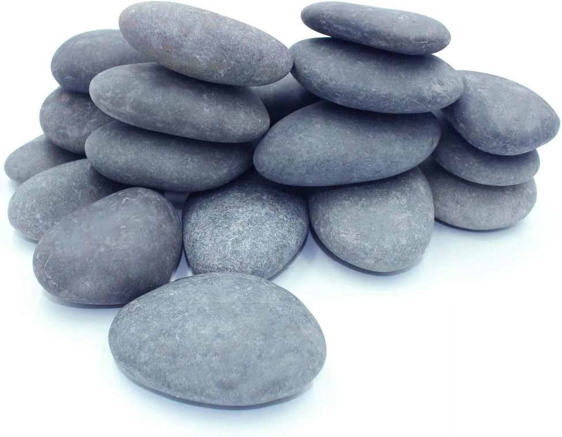 Ultra Large River Rocks for Painting – 20 Extra Big Rocks, 3.5” - 5” Inch  Flat Smooth Stones, 12-14 LB. of Craft Rocks for Rock Painting, Kindness