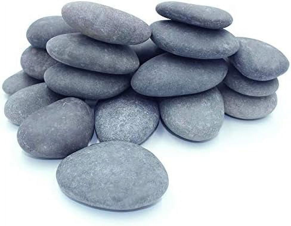 Ultra Large River Rocks for Painting – 20 Extra Big Rocks, 3.5” - 5” Inch Flat Smooth Stones, 12-14 LB. of Craft Rocks for Rock Painting, Kindness Stones, Painting Rocks Supplies for Adults and Kids
