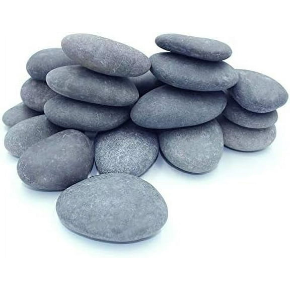 Ultra Large River Rocks for Painting  20 Extra Big Rocks, 3.5 - 5 Inch Flat Smooth Stones, 12-14 LB. of Craft Rocks for Rock Painting, Kindness Stones, Painting Rocks Supplies for Adults and Kids