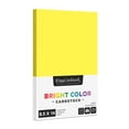 thumbnail image 1 of Ultra Lemon Bright Color Cardstock Paper – Great for Arts and Crafts, Invitations, Scrapbooking and Stationery Printing | Medium Weight 65lb Cover (176gsm) Card Stock | 8.5" x 14" | 50 Sheets per Pack, 1 of 7