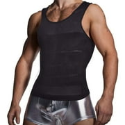 Ultra Lift Men Slimming Vest Body Shaper Abdomen Control Slim Chest Compression Shirts Vest Top
