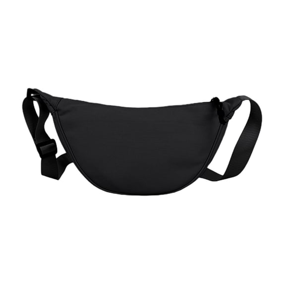 Ultra Light Dumpling Bag, Nylon Mini Crossbody, Soft Slim Underarm Bag, Compact Space Saving, Adjustable Shoulder Strap, Minimalist Daily Style, Casual Outing Small Purse