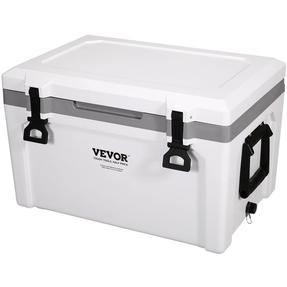 Ultra-Light Hard Cooler 6-Day Ice Retention 52QT Portable Ice Chest