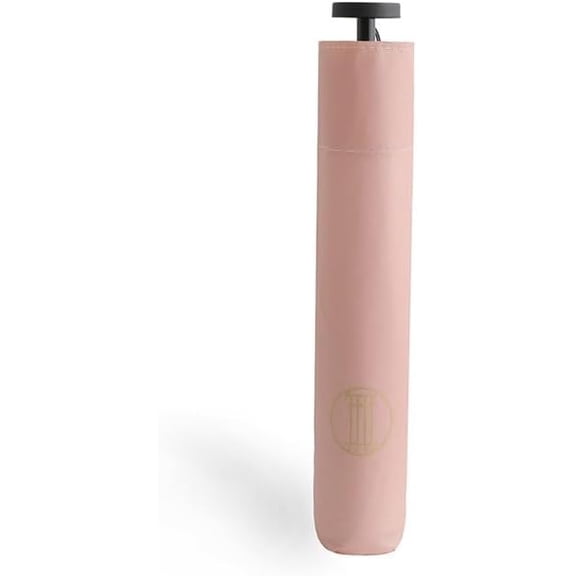 Ultra-Light Mini Pocket Umbrella, Manual Open Compact Rain Shade for Purse & Backpack, Wind Resistant Black Travel Gear