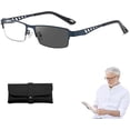 thumbnail image 1 of Ultra-Light Multi-Focal Photochromic Reading Glasses, Color-Changing Anti-Blue Light Glasses, 1 of 8