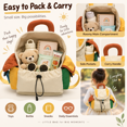 thumbnail image 1 of Ultra Light Small Casual Daypack, Breathable Outdoor Activity Backpack, Portable Travel Carry Bag for Tiny Tots Daily Outing, Casual Play & Outdoor Leisure Activities, 1 of 10