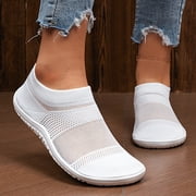 Ultra-Light Zero Drop Barefoot Sneakers - Women's Wide Toe Walking Sock Shoes