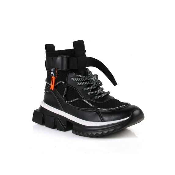 Ultra-Lightweight Fahsion Men's Breathable Running Shoes in Black