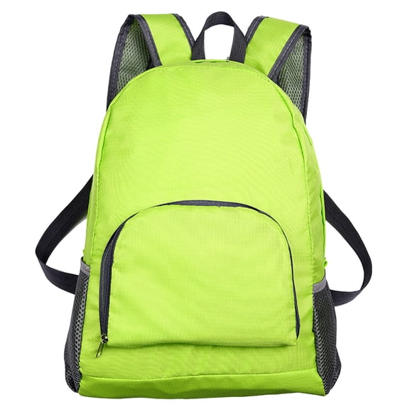 Ultra-Lightweight Foldable Water-Resistant Travel Backpack, Compact Hiking Daypack With Printable Space For Logos, Durable Ripstop Nylon, Multi-Pocket Organizer, Outdoor Sports Promotional Bag