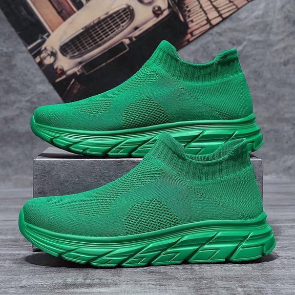 Ultra Lightweight Men’s Running Sneakers, Summer Ventilated Mesh Sports Shoes, Sweat-Proof & Flexible, Anti-Slip Outsole for Fitness, Walking, Casual Exercise and City Daily Wear.