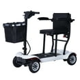 thumbnail image 1 of Ultra Lightweight Mobility Scooter for Adults, Electric Powered Mobility Scooter, 39.7 lbs Folding Design with 2 Lithium Batteries, Travel up to 18.6 Miles Airline Approved-White, 1 of 8