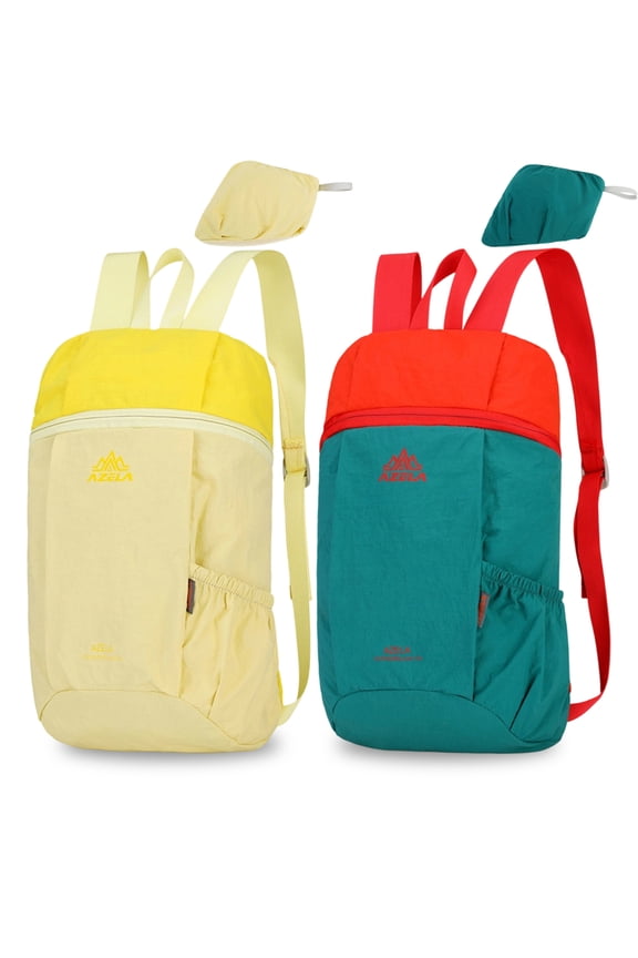Ultra Lightweight Packable Backpack, Foldable Daypack for Travel, Hiking and Daily Use, Water-Resistant Nylon Bag with Adjustable Straps