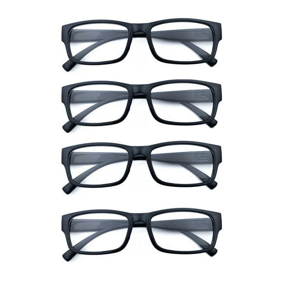 Ultra-Lightweight Resin Reading Glasses – Comfortable & Convenient (4/8/12-Pack Options) for Home, Office, Car Use