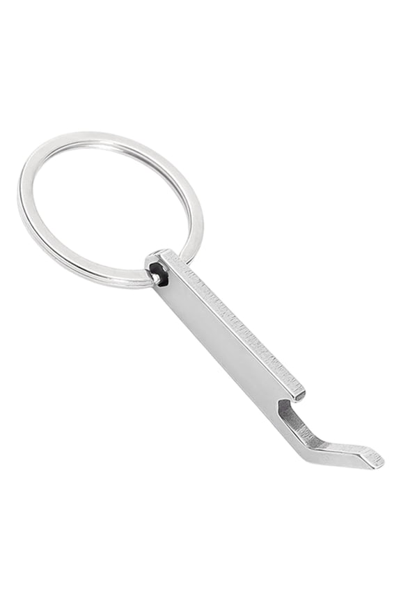 Ultra-Lightweight Titanium Keychain Bottle Opener with Key Ring | Rust-Proof and Durable Mini Beer Opener Tool for Keychain, Camping, Travel, EDC,Stainless Steel Bottle Opener,4.9*1.2cm
