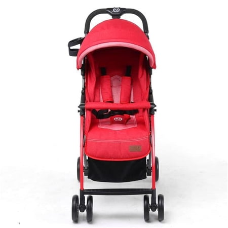 Ultra Lightweight Tre.9 Stroller Denim Attitude Miami Red
