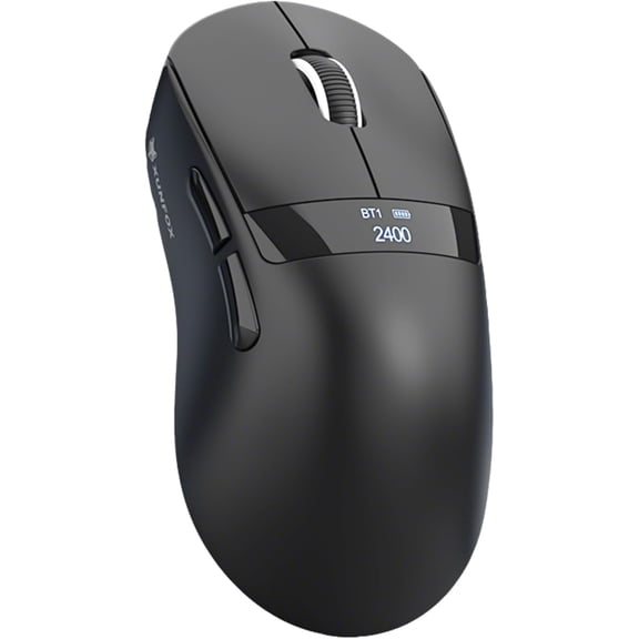 Ultra-Lightweight Wireless Gaming Mouse, Tri-Mode 2.4G/Bluetooth 5.3/USB-C, PAW3311 Sensor 12000 DPI, Digital Screen Display, 1000Hz Polling Rate Mouse for PC Laptop Mac Gamer