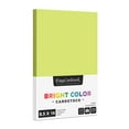 thumbnail image 1 of Ultra Lime Bright Color Cardstock Paper – Great for Arts and Crafts, Invitations, Scrapbooking and Stationery Printing | Medium Weight 65lb Cover (176gsm) Card Stock | 8.5" x 14" | 50 Sheets per Pack, 1 of 7
