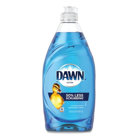 Ultra Liquid Dish Detergent, Original Scent, 18 oz Pour Bottle, 10/Carton | Bundle of 5 Cartons