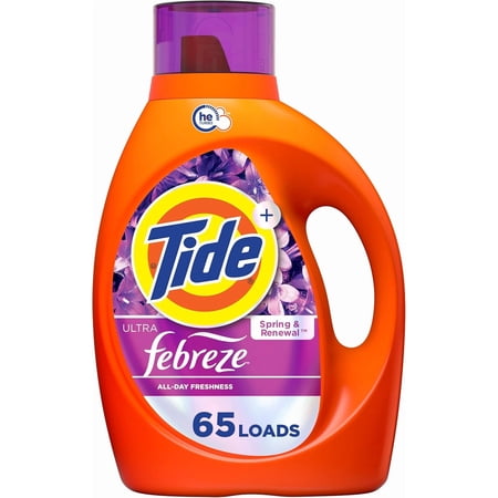 Ultra Liquid Laundry Deternt, Spring and Renewal scent, 92 fl oz, 65 Loads, Deternt with -Day Freshness