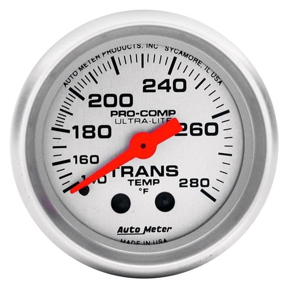 Ultra-Lite Transmission Temperature In-Dash Gauge