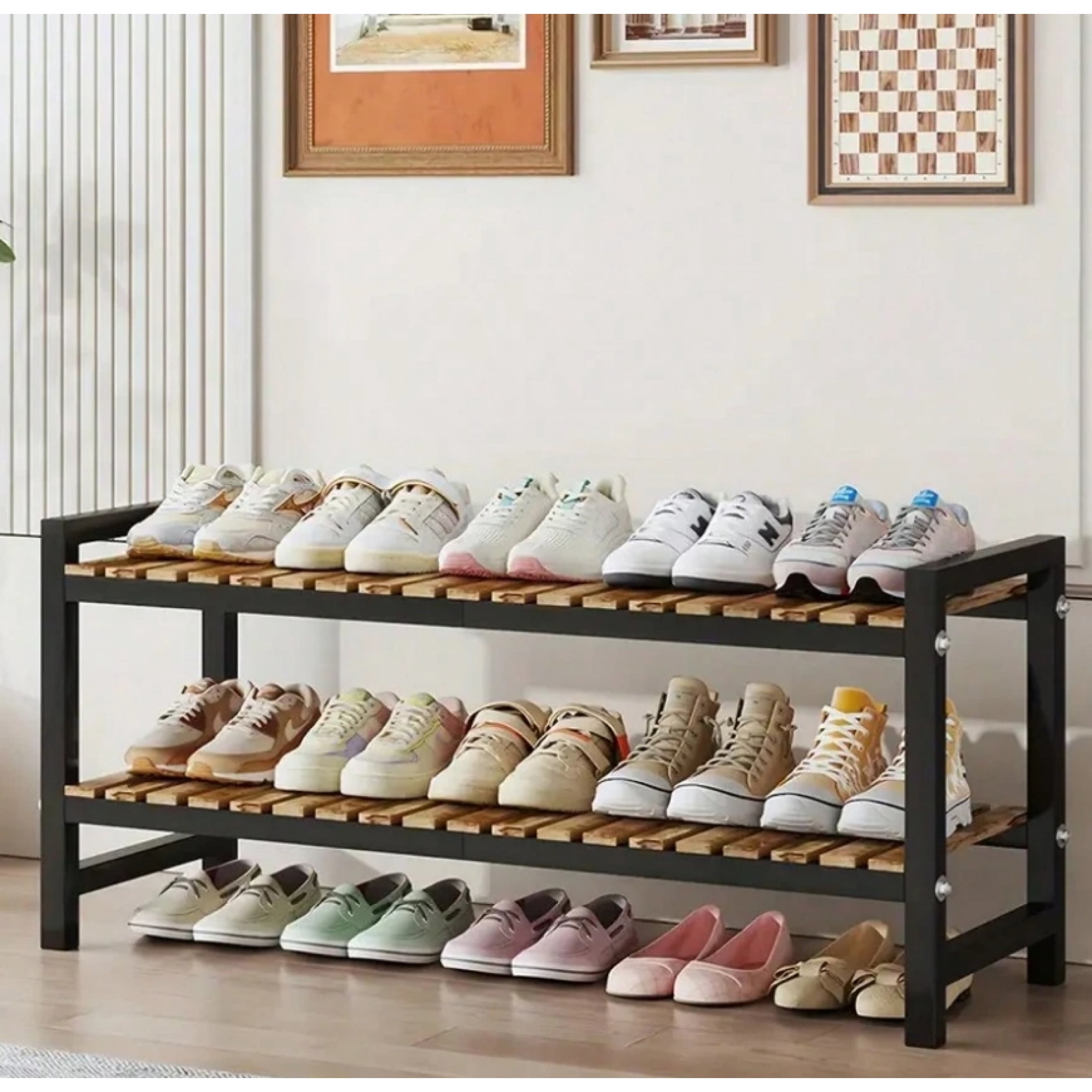 Ultra Long Space Shoe Rack Long And Narrow Shoe Racks, Wardrobe Shoe ...